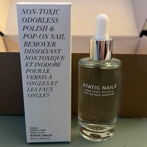 Brand new in box, 100% nontoxic, odorless, polish and pop on remover clear